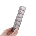 thumbnail image 5 of Unique Bargains Lightweight 7 Compartment Single Row Pill Case Clear Gray, 5 of 6