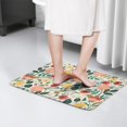 thumbnail image 4 of Pioneer Flower Floral Print Flannel Non Slip Door Rugs,Washable Door Mats Indoor,Decorative Door Mats,Dirt-Resistant and Absorbent Doormat for Entrance,Bedroom,Kitchen,Bathroom,31.5"x17", 4 of 4