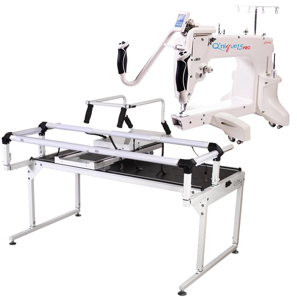 Grace Q'Nique 15 Pro Midarm Quilting Machine with Hoop Frame Pro