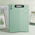 thumbnail image 1 of Outoloxit A4 Standing Clipboard Multi-Function Presentation Writing Board with Clip, Portable Desktop File Folder & Document Holder for Office, School, Meetings, and Study, 16 x 9.2 Inches, 1 of 8