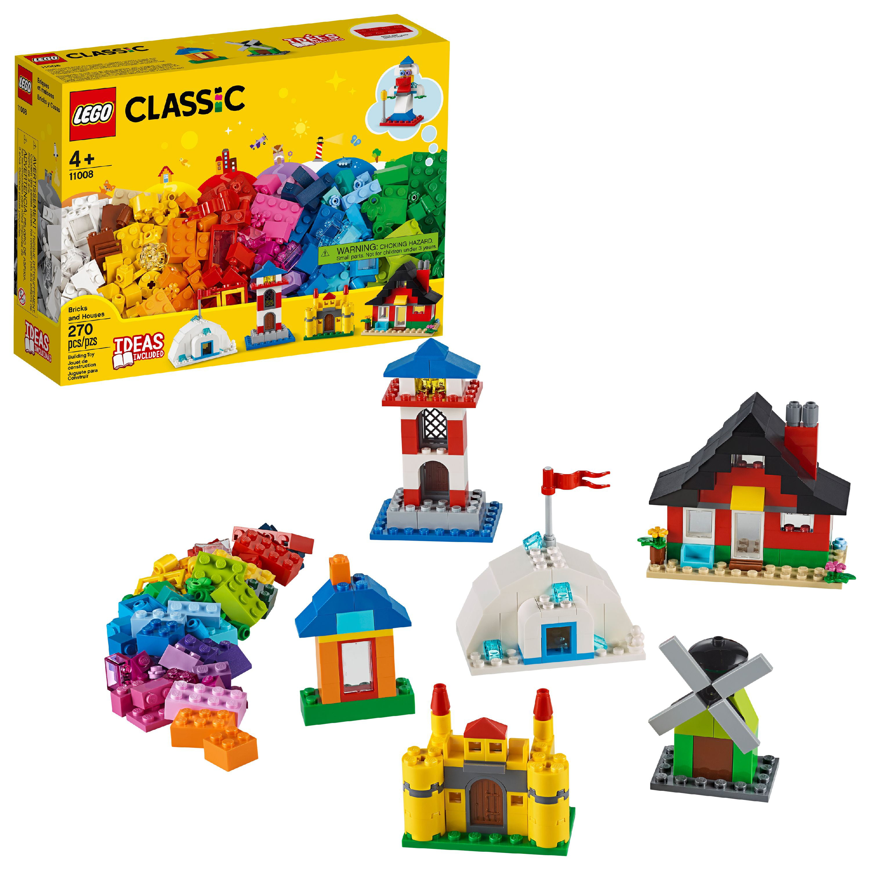 LEGO Classic Bricks and Houses 11008 Building Set for Imaginative Play ...