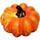 thumbnail image 1 of Lámpara de calabaza de resina para Halloween, linterna LED de calabaza para Halloween, pequeña lámpara de calabaza de simulación, lámpara LED a batería, decoración de linterna de calabaza plana (C), 1 of 4