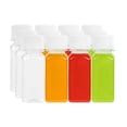 thumbnail image 2 of Bottle Tek 2 oz Clear Plastic Energy Shot Bottle - with Safety Cap, Straight Sided - 1 1/4" x 1 1/4" x 3 3/4" - 100 count box, 2 of 11