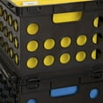 thumbnail image 6 of Sterilite Stackable Sturdy Storage Crate Organizer Bins w/ Handles, 6 Pack, 6 of 8