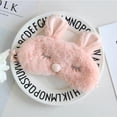 thumbnail image 2 of Greyghost Cute Cartoon Animal Rabbit Sleeping Eye Mask, Soft Comfortable Plush Blindfold, for Kids Girls Women, Home Sleeping Traveling, 2 of 9