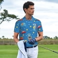 thumbnail image 3 of Sikiie Cartoon Animals 1 Print Men's Short-sleeved POLO Shirts, Button-down Shirts and T-shirts are Suitable for Vacation, Leisure and Business-XX-Large, 3 of 6
