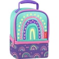 thumbnail image 1 of Thermos Dual Compartment Lunch Bag with Liner, Dino Rainbow, 1 of 5