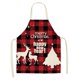 thumbnail image 1 of Navidad Ajustable Negro Y Rojo A Cuadros Delantal Antiaceite Y Antiincrustante Delantal De Cocina Para Hornear Advancent HA043623-01, 1 of 6