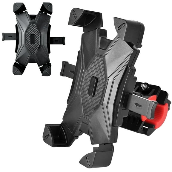 HOMEYA Motorcycle Phone Mount,Bike Phone Holder Mount,360° Rotatable Handlebar Phone Mount for Motorcycle Bicycle Scooter,Fit 4"-7.2" Phone