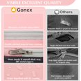 thumbnail image 2 of Cubos de embalaje de compresión Gonex, 4 unidades, bolsas de viaje, color rosa, 2 of 8