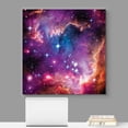 thumbnail image 2 of wall26 Canvas Print Wall Art Rainbow Orange, Green &amp; Blue Nebula Galaxy Astronomy &amp; Space Sky Digital Art Modern Art Global Scenic Colorful Multicolor for Living Room, Bedroom, Office - 16&qu, 2 of 5