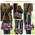 thumbnail image 4 of FORMRS Womens Shoulder Bag with Chain Strap Clutch Purse Cute Tote Handbag, Pink Geometric, 4 of 7
