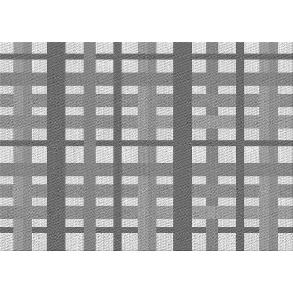 Ahgly Company Machine Washable Indoor Rectangle Transitional Silver Gray Area Rugs, 2' x 4'