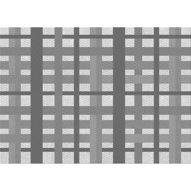 Ahgly Company Machine Washable Indoor Rectangle Transitional Silver Gray Area Rugs, 7' x 10'