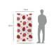 thumbnail image 5 of Cobija Manta Frazada Juana Gallo Diseño de Fresas Blanco Ultra Suave y Ligera, 5 of 5