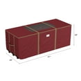 thumbnail image 2 of Elf Stor Rolling Christmas Tree Storage Bag for 12FT Artificial Tree (Red), 2 of 4