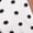 White, variant on Women's Polka Dot Print Sexy V-Neck Backless Mini Dress
