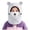 Light Gray, variant on Kids Cute Bear Ear Windproof Shell Balaclava Hat Removable Face Cover Drawstring Winter Ski Hood Light Blue,3-10 Years