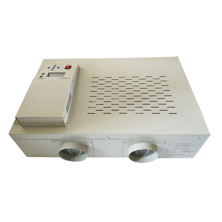 Intbuying Reflow Soldering Machine Reflow Oven T962c Micro-Processor Control, Size: 675, Silver