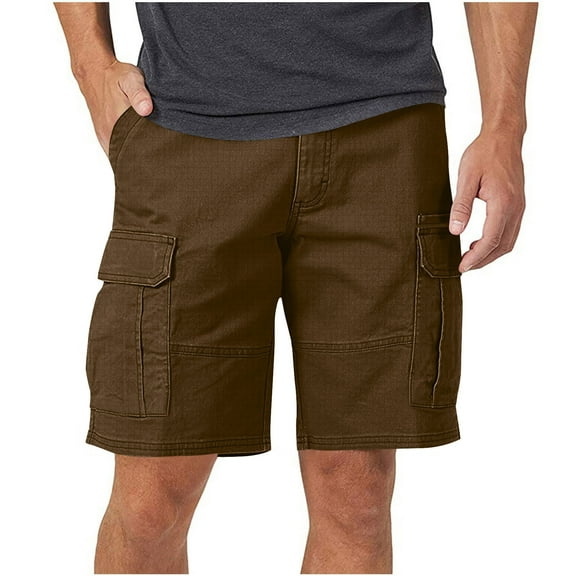 Mgmyaa Men's Hiking Cargo Shorts Relaxed Fit Classic Cargo Shorts Summer Outdoor Work Cargo Shorts with Multi Pockets