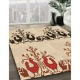 thumbnail image 2 of Ahgly Company Indoor Round Patterned Red Fox Red Area Rugs, 6' Round, 2 of 6