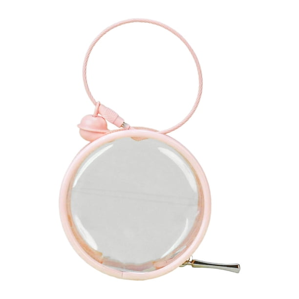 Mini bolsa de almacenamiento para muñecas, bolsa para muñecas, coleccionistas portátiles, 7x7x4cm, cierre de cremallera a prueba de polvo, bolsa para rosa