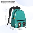 thumbnail image 2 of Fotbe Cute Cat Paw And Dog Mochila Ligera Casual para Laptop para Hombres y Mujeres, Mochila Impermeable de Uso Diario, Mochila para Universidad, 2 of 6