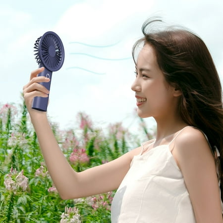 

Gnobogi New Creative Multi-functional Modular Assembly Hand Portable Charging Bank Handheld Fan for Stylish Girl Women Men Indoor Outdoor