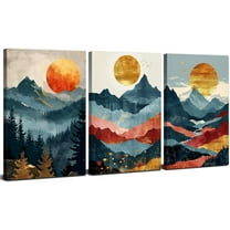 Colorful Soccer Posters for Boys Bedroom Watercolor Basketball Wall Hieng Football Canvas Prints Pictures for Kids Room Decor Cool Ball Themed Paintings for Teen Boys Playroom Nursery Decor