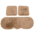 thumbnail image 2 of Qaailabf Housse de Siège Imitation Coussin de Siège de Voiture Intérieur Plus Velours Épais Chaud Ensemble Trois Pièces, 2 of 3