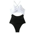 thumbnail image 2 of KYAIGUO Women's One Piece Bikini Swimsuits Slimming Swimwear Plus Bathing Suits, 2 of 8