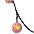 thumbnail image 2 of One Paw, Rubber Holder with Tennis Ball for Dogs, Play Fetch, Pink, 2 of 7
