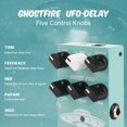 thumbnail image 4 of GHOSTFIRE Pedal de retardo de guitarra para tableros de pedales, 9 efectos de retardo diferentes par, 4 of 6