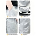 thumbnail image 2 of Swanpen Boys Cargo Pants Elastic Summer Loose Fit Lightweight Trousers, Drawstring Sweatpants for Kids 5-15Y Grey, 2 of 6