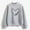 Grey, variant on Dyfzdhu Autumn Winter Crew Neck Sweatshirts Women Heart Graphic Long Sleeve Pullover Sweater Blue