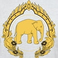 thumbnail image 3 of CafePress - Thai Elephant Gold Black Light T Shirt - Men's Classic Graphic T-Shirt, 3 of 4