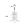 thumbnail image 2 of 11285BK Maxim Lighting Tux-5 Light Chandelier-24 Inches wide by 27.5 inches high     -Traditional Installation, 2 of 5