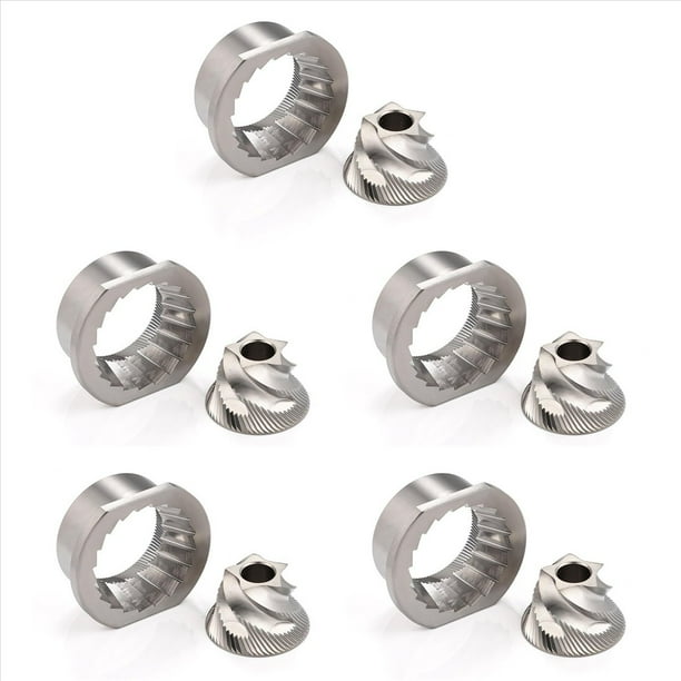 5X Juego de Fresas Cónicas de Acero Inoxidable de Repuesto, Accesorios de Repuesto de 48 mm para Magic/Royal/Strato