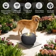 thumbnail image 6 of Water Fountain Outdoor Zen Garden Water Feature Outdoor Sphere Fountains for Patio, Deck, Yard, Porch, Home Decor,11.8" Lx11.8 Wx11 H, 6 of 8