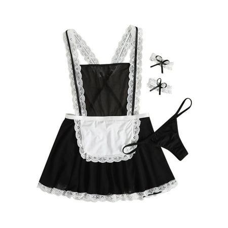

Women Lingerie Lace Thongs Panty See Through Underwear Set