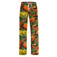 thumbnail image 5 of Fabrcox Halloween Women's Pajama Pants Funny Ghost Pumpkin Candy Sleep Pants Women Fall Winter Festival Comfy Womens Lounge Pants L, 5 of 6