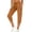 Orange, variant on CBASIHI Womens Cotton Linen Cargo Capris with Pockets- Quick Dry Drawstring Elastic Waist Athletic Casual Summer Lightweight Hiking Pants Beige Size S-3XL
