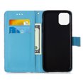 thumbnail image 4 of Mantto For iPhone 15 Plus Case, [ 5.4 inch ] PU Leather With Hand Strap Magnetic Closure Cute Pattern Painted Flip Wallet Card Stand Phone Case For Apple iPhone 15 Plus, Sea Wave, 4 of 8
