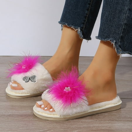 

Gubotare Women Slippers Women s Cozy Terry Hoodback Clog Slipper with Soft Memory Foam Comfort Arch Support and an Indoor/Outdoor Sole Hot Pink 8