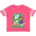 thumbnail image 3 of Inktastic St Patricks Day Irish Unicorn Illustration with Shamrocks Boys or Girls Toddler T-Shirt, 3 of 5
