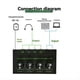thumbnail image 3 of Amplificador de Audio Estéreo de 4 Canales y Bajo Ruido, Amplificador Profesional de Auriculares para Mezclador de Sonido, PC y Guitarra (Juego de 1), 3 of 5