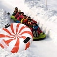 thumbnail image 3 of Trineo de nieve de 35 pulgadas tubo de trineo de nieve de alta resistencia Cola Tubo de nieve de PVC inflable, 3 of 5