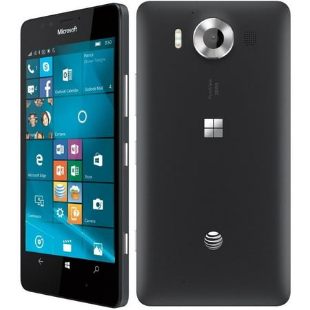Refurbished  Microsoft Nokia Lumia 950 32GB AT&T Unlocked RM-1105 Window 10, (Nokia Lumia Best Mobile)
