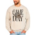 thumbnail image 3 of Game Day Camo Football Crewneck Sweatshirt for Men and Women, Sand Sweatshirt, L, 3 of 8
