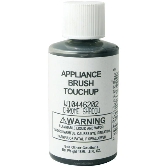 No Logo W10446202 Appliance Brush-on Touch-up Paint (chrome Shadow)
